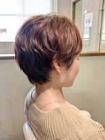 クリーク オブ ヘアー 西原店(CLIQUE of hair) ショートマッシュ/透明感ブラウン/レイヤーカット