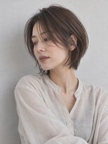ハナレ(hanare)&nbsp;可愛すぎない大人の抜け感ショートボブ