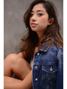 ネルバイグリーン(Nelle by green) grange gradation×Long layer#0023