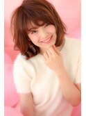 ふんわりかわいい小顔ボブ