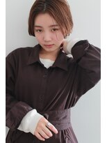 ヘアーサロン リノ(Hair Salon Lino) 前髪ちょっと長め　センターパートショート