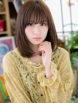 カバーヘア ブリス 大宮西口(COVER HAIR bliss)&nbsp;■bliss大宮101★■目力UPの♪斜めバングツヤ感ミディ