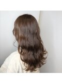 【lee 京橋】ロブ×アレンジパーマ×ブランジュカラー