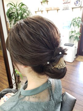ベースヘアー(BASE hair) シンプルめ！お呼ばれアップセット(^^♪