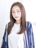 ヘアメイク ナル(hair make nalu) センターパートのラフロングスタイル