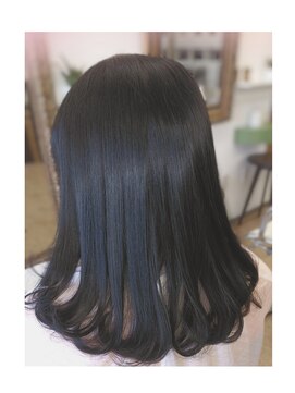 ヘアー リ ミックス(HAIR Re-MIX) ダーク色のレングスを..アレンジで華やかロブに♪