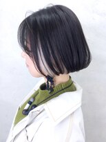 アイティー バイ アルバム 中野店(IT by ALBUM) インナーホワイトボブ_スリークボブ厚めバング_ba288772