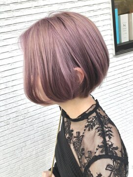 アーチ ブランチ 岡山北長瀬店(ARCH) 【ARCH 竹田】ショートボブ ペールピンク