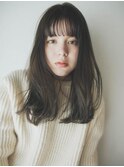 《Agu hair》シアー質感×重ためロング