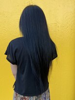 カトレア ストリート店&nbsp;スーパーサラサラ☆ブルーブラックロング