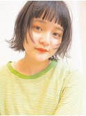 ボブ/暗髪