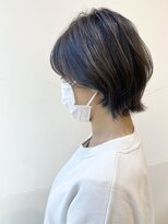 ネオリーブギンザ 銀座店(Neolive GINZA)&nbsp;レイヤーショート×グリーンインナーカラー