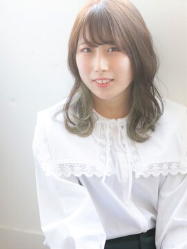 ヘアープロデュース ジェネシス(hair produce genesis) 『genesis』透け感ベージュ×インナーカラー