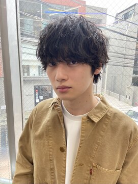 メンズヘアトーキョー(MEN'S HAIR TOKYO) スパイラルパーマ/ソフトマッシュ/無造作/黒髪