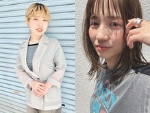 大古場　夏歩 // ラフカジュアルスタイル,ブリーチカラーもお任せ下さい。