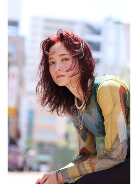 クリコ ヘアーデザイン(CLICQUOT hair design) 揺れるピンクミディ