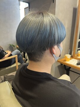 ビス フルール 日暮里店(Vis fleur) ダブルカラー/ブルーカラー/マッシュカット