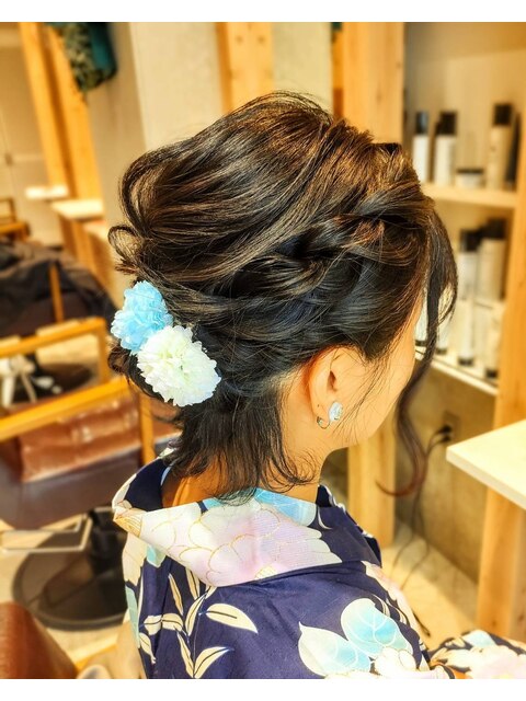 浴衣ヘアアレンジ