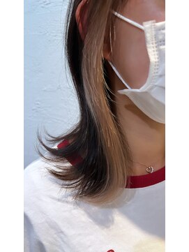 アジールヘア 池袋東口店(agir hair) ホワイトベージュジェルカラー透明感池袋10代20代池袋インナー