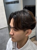 レイズ 名古屋(RAYS) ニュアンスパーマナチュラル刈り上げセンターパート h