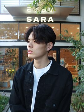 サラ 山口店(SARA) センターパート×ニュアンスパーマ