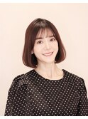 ボリュームのある重めボブ　３０代４０代５０代表参道青山