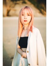 シー ヘアデザイン(see hair design) white ピンク