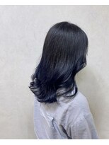 テーラヘアー 土浦店(TELA HAIR)&nbsp;ネイビーブルー×グラデーションカラー【TELAHAIR土浦】