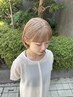 《タケモトリコ限定》 2回目以降カット＋ケアブリーチカラー