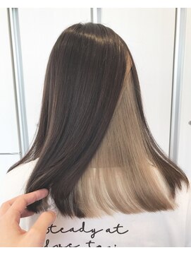 ヘアメイク アリエス 岩切店(HAIR MAKE aries) 【仙台 美容室 aries ヘアカラー】インナーカラー