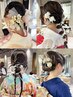 【卒業式】ヘアセット＋袴着付け　15500～