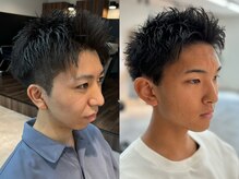 ビジネスマンにオススメ◎前髪根本立ち上げパーマ【千葉/千葉駅/MEN'S/メンズ/メンズカット/メンズパーマ】