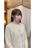 【顔周りカットSayaka】ボブ