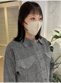 【松本咲花】ブリーチなしオリーブベージュ春カラー初カラー韓国