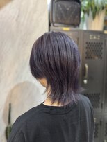 ヴァイス 渋谷店(VAICE)&nbsp;ウルフカット/ダークラベンダー/ダブルカラー