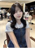 くびれミディ×小顔カット×艶カラー×大人可愛い×こなれヘア
