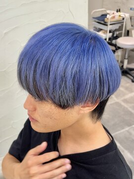 ウーロス(uros.) 【SENA】メンズ アンブレラカラー ブルー アウターカラー