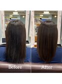 【髪質改善メニュー】髪質改善ヘアエステ+カラー