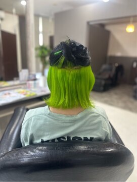 クロス(CROSS) ライムグリーン/インナーカラー