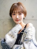 ギークス(GEEKS)&nbsp;【GEEKS渋谷】シースルーマッシュ/襟足短め/ココアブラウン/小顔