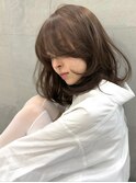 黒髪カタログ/クラゲヘアー/オリーブグレー/銀座駅