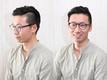メンズスタイリストが専属で施術致します。