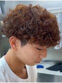 プードルパーマ/メンズマッシュ