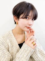 リタ 枚方(Rita)&nbsp;夏カラーブリーチなし◆クールショート×暗め×耳かけで夏美人