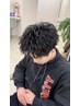 ★武蔵/新規限定★【眉カット付】メンズカット・ダメージレスパーマ・HITA TR