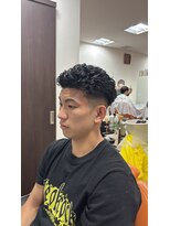グランド 学園都市店(grand)&nbsp;極道パーマミドルフェード