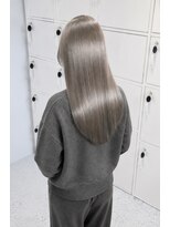アース 大曽根店(HAIR&MAKE EARTH)&nbsp;ハッシュカット×ミルクグレージュでつくる艶ロング