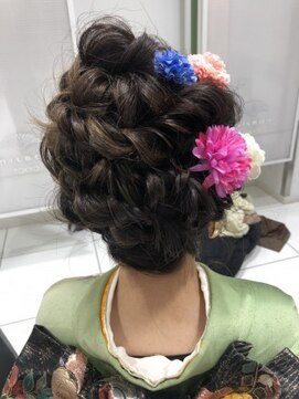 ネオリーブ チッタ 阿佐ヶ谷店(Neolive citta) 阿佐ヶ谷 Neolive citta 抱き合わせゆるふわ浴衣ヘア