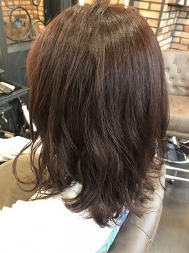 ルシエ(LUCIE) ピンクブラウンミディ