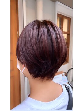 グロスシーループユナイテッド(GROSS C-LOOP UNITED) ハンサムショート×ピンクブラウン